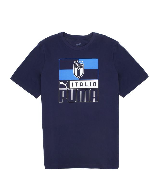 Prodotto: T-SHIRT MM ITALIA FIGC FTBLCORE NAV-WHT