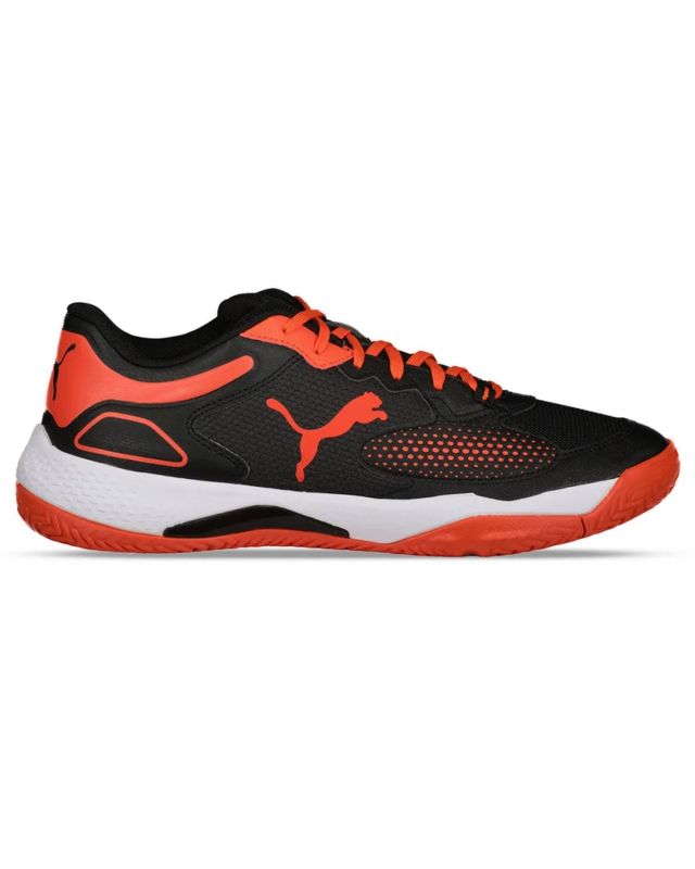 Prodotto: PUMA - Scarpa da padel da uomo nera e arancione - SOLARCOURT RCT