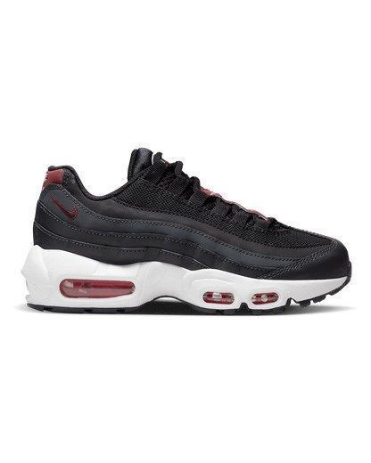 Prodotto: NIKE - Sneakers da uomo nera e bianca con dettagli bordeaux - AIR MAX 95 ESSENTIAL