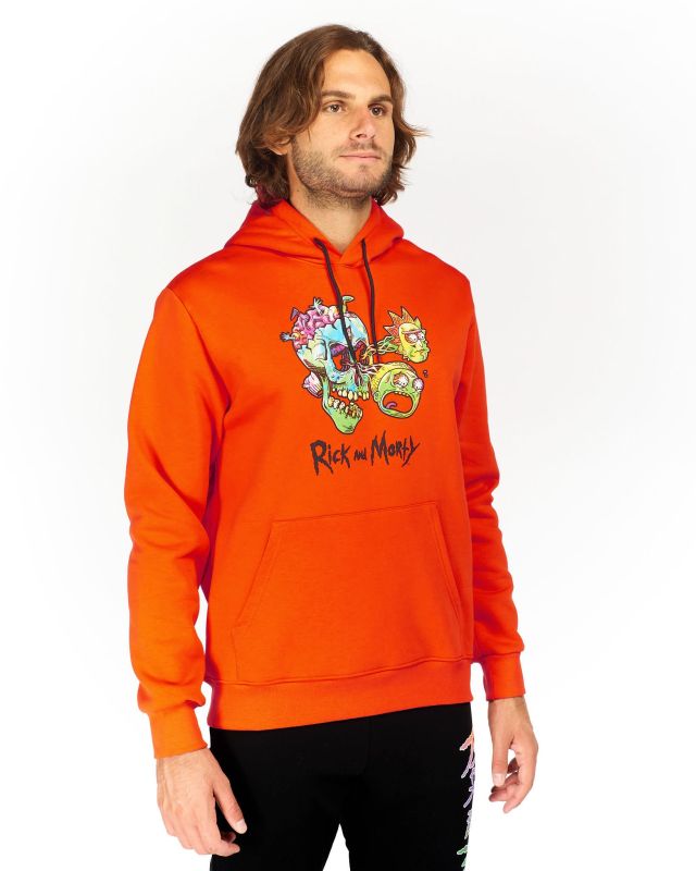 Prodotto: RICK AND MORTY - UOMO FELPA CON CAPPUCCIO