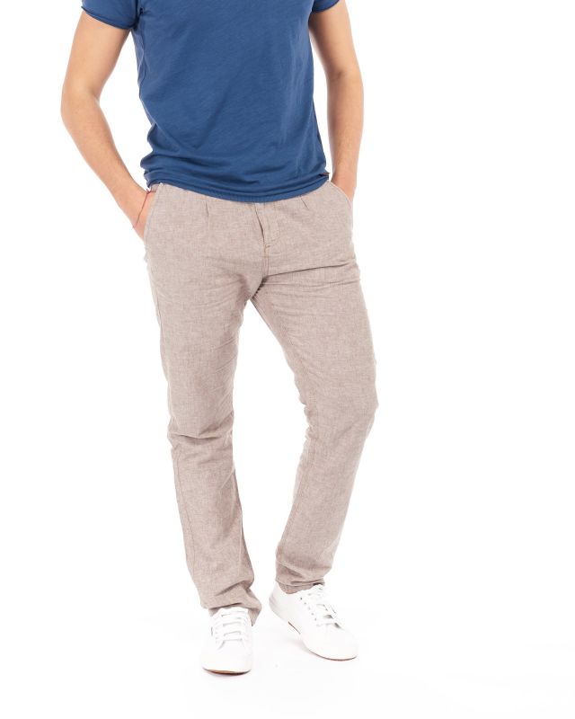 Prodotto: RIFLE - PANTALONE LACCIO TASCA AMERICA IN MISTO LINO