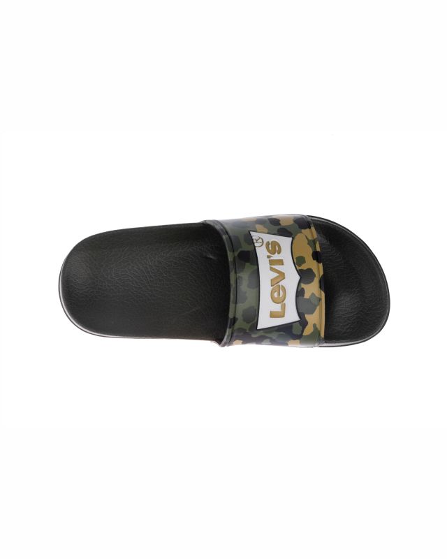 Prodotto: LEVI'S - CIABATTA DA RAGAZZO KHAKI CON FASCIA MACULATA, NUMERATA 36/39 - VPOL0134S