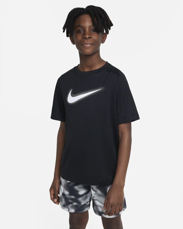 Prodotto: NIKE - T-SHIRT MM DRI-FIT MULTI+ DA BAMBINO NERA - DX5386/010