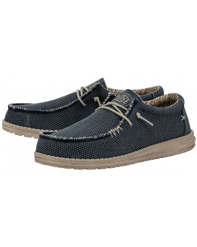 Prodotto: HEY DUDE- SCARPA WALLY BRAIDED, BLU NOTTE -  40003-4NM