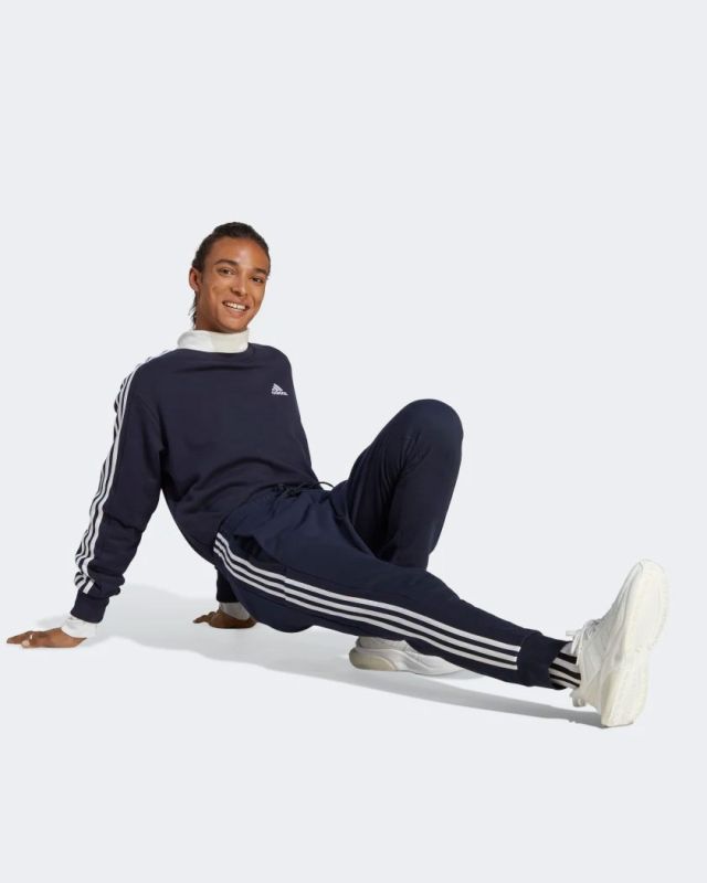 Prodotto: ADIDAS - PANTALONI ESSENTIALS FRENCH TERRY TAPERED CUFF 3-STRIPES - IC9406