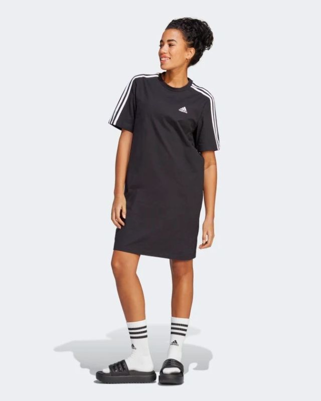Prodotto: ADIDAS-ABITO ESSENTIALS 3-STRIPES SINGLE JERSEY BOYFRIEND TEE-HR4923