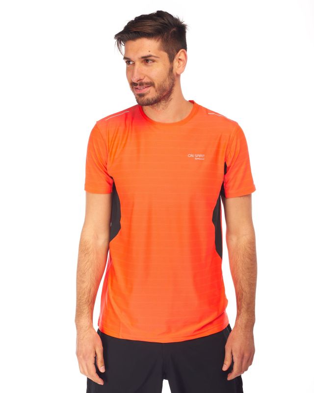 Prodotto: T-SHIRT MM TREKKING ALFIO RED-DK GREY