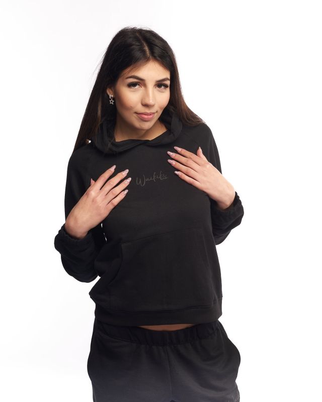 Prodotto: SWEAT C/CAPP.BUCANEVE BLACK