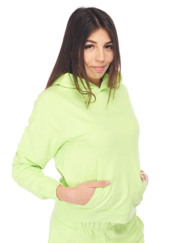 Prodotto: SWEAT C/CAPP.BUCANEVE GREEN FLUO