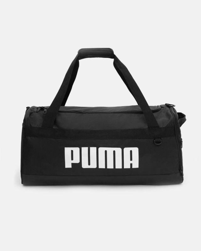 Prodotto: PUMA - Borsone nero e bianco con tracolla regolabile e doppio scomparto interno