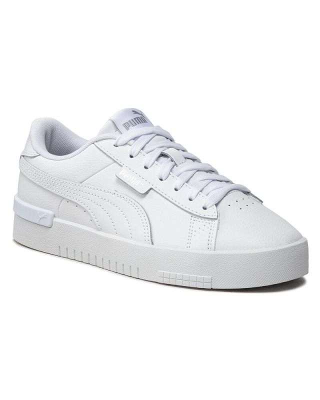 Prodotto: PUMA - Sneakers da donna bianca in VERA PELLE con dettagli argento - JADA RENEW