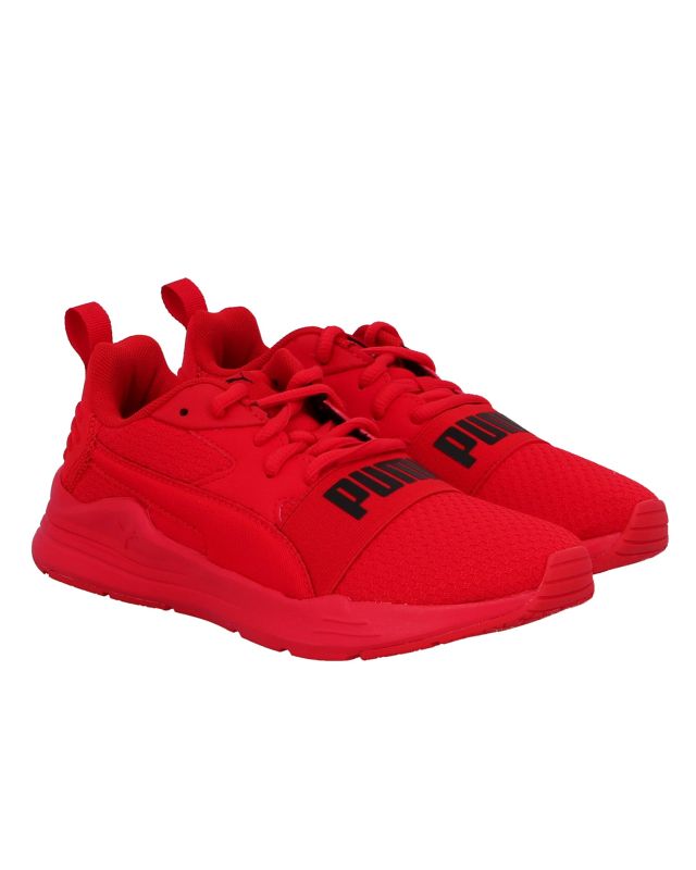 Prodotto: PUMA - Sneakers rossa e nera con soletta in memory foam, numerata 36/39 - WIRED RUN PURE JR