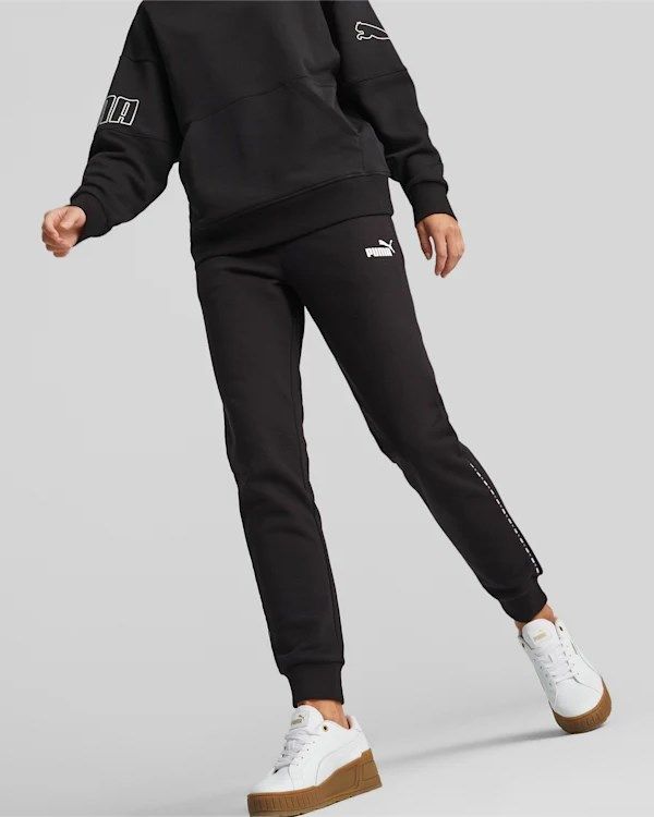 Prodotto: PUMA - Pantalone da donna nero con Stampa logo laterale
