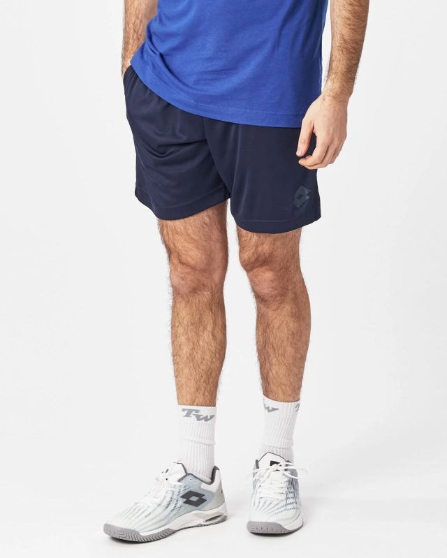 Prodotto: LOTTO - Pantaloncini corti sportivi da uomo blu in tessuto traspirante