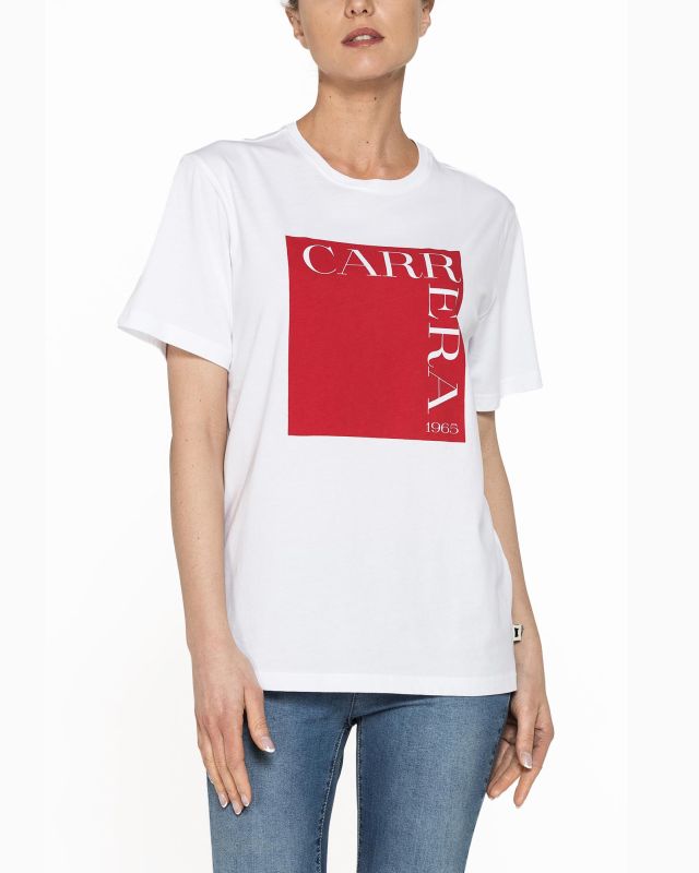 Prodotto: CARRERA - TSHIRT BIANCA DA DONNA MANICA CORTA