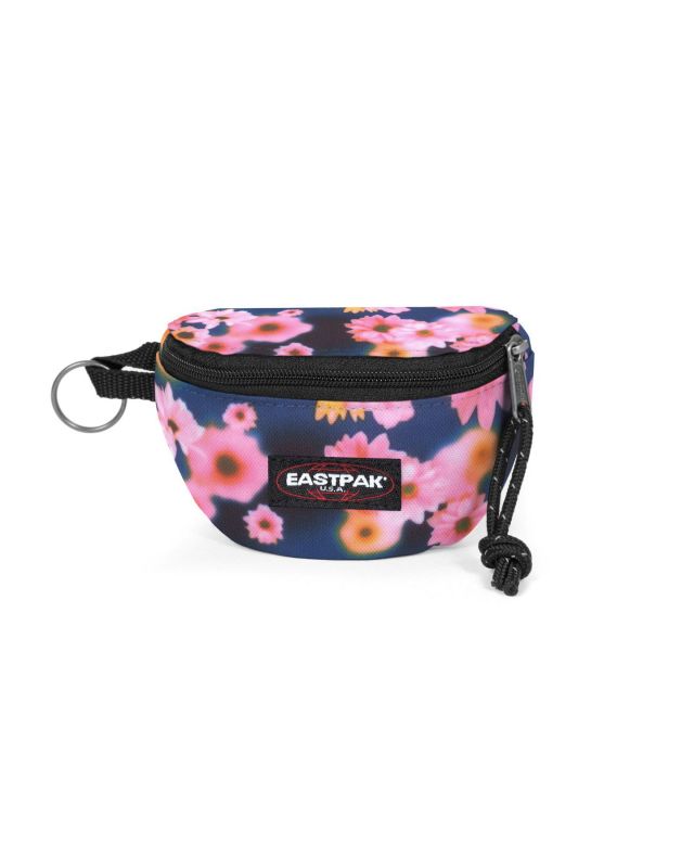 Prodotto: EASTPAK - Portachiavi mini marsupio SPRINGER blu stampa fiori