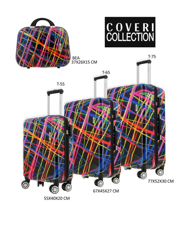 Prodotto: TROLLEY ABS FASCE/RIGHE MULTICOLOR