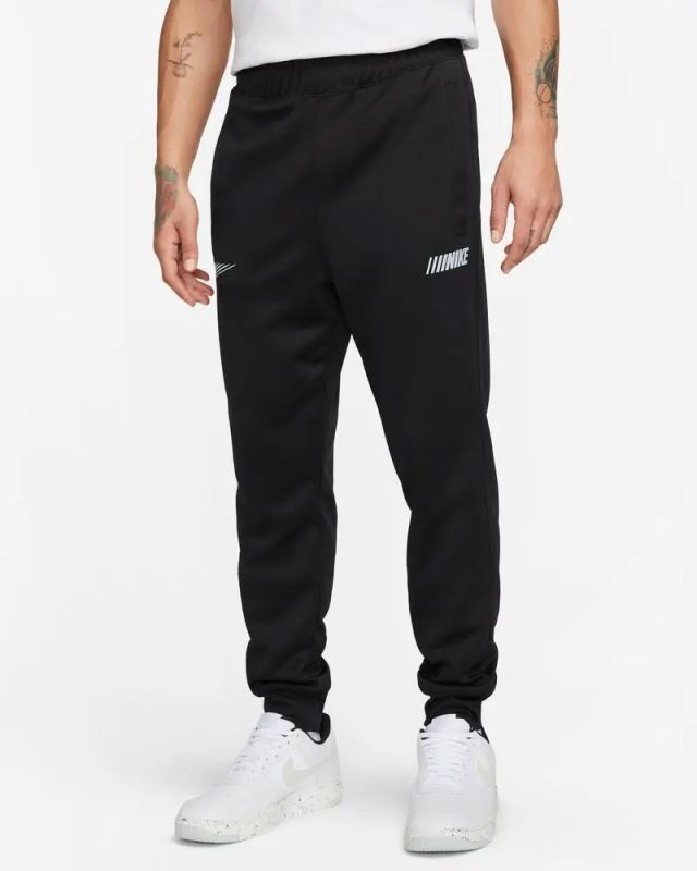 Prodotto: NIKE - Pantalone da uomo in acetato nero con logo bianco