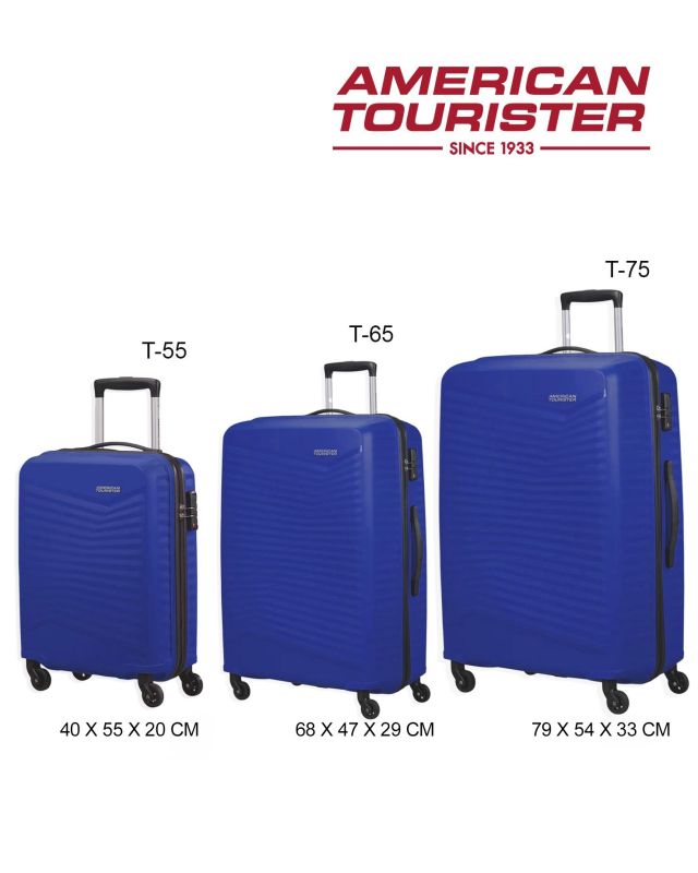 Prodotto: AMERICAN TOURISTER - TROLLEY BLU IN POLIPROPILENE