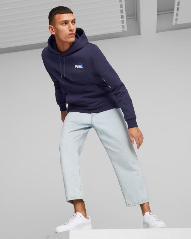 Prodotto: PUMA - Felpa da uomo blu con cappuccio
