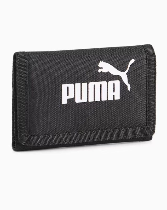 Prodotto: PUMA - Portafoglio nero a strappo con logo bianco