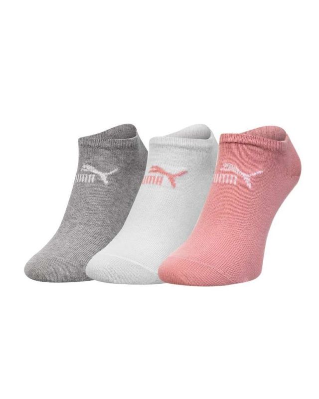Prodotto: PUMA - Set 3 paia calzini da donna rosa bianchi e grigi