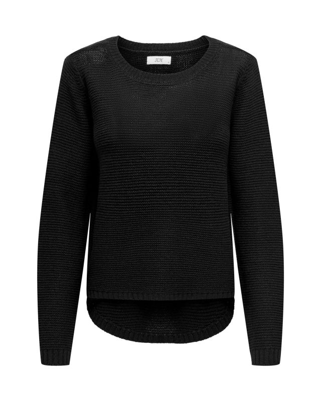 Prodotto: JACQUELINE DE YONG - MAGLIA GIROCOLLO NERA