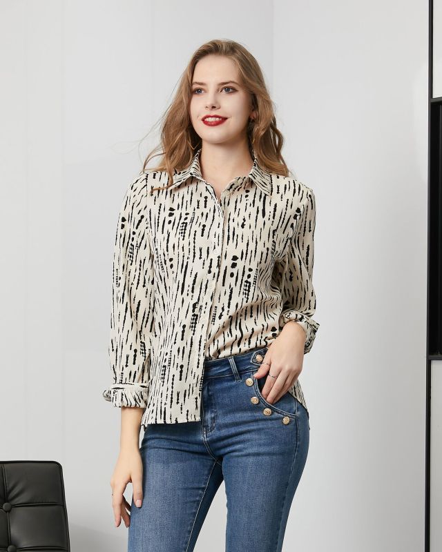 Prodotto: BACHATA - CAMICIA MANICA LUNGA IN RASO