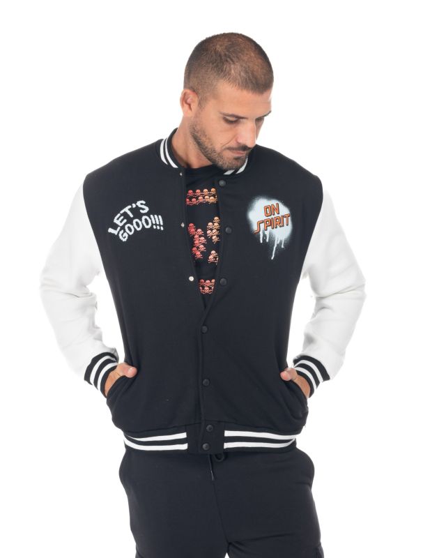Prodotto: ON SPIRIT - UOMO FELPA BOMBER COLLEGE