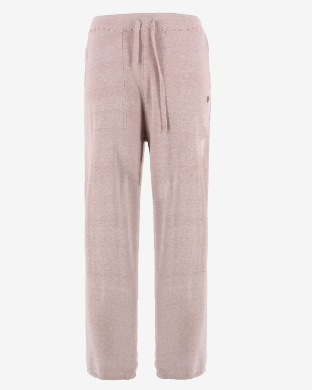 Prodotto: TATOO - PANTALONE PALAZZO IN MAGLIA BEIGE DA DONNA