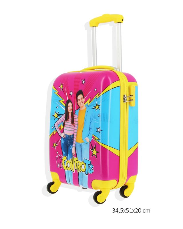 Prodotto: ME CONTRO TE - TROLLEY BIMBA RIGIDO CON QUATTRO RUOTE