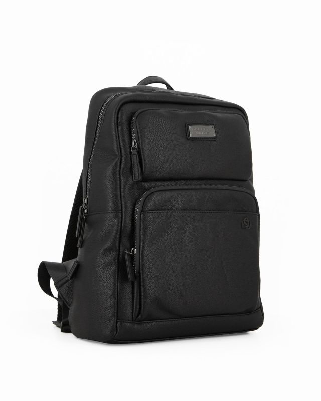 Prodotto: CARRERA - Zaino ufficio nero con tasca porta pc/tablet