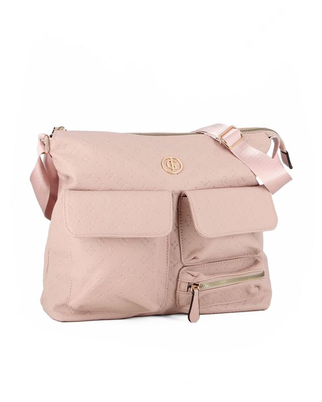Prodotto: JUST GOLF - Tracolla nude loggata con con tre tasche frontali