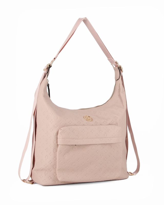 Prodotto: JUST GOLF - Borsa/zaino nude loggata con tasca frontale