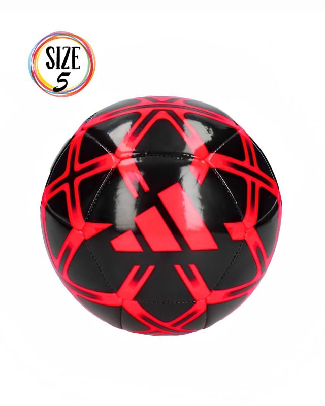 Prodotto: ADIDAS - PALLONE DA CALCIO NERO E ROSSO STARLANCER CLUB - IP1650
