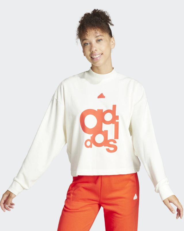 Prodotto: ADIDAS - SWEAT BLUV CREW BIANCA DA DONNA - IS4284