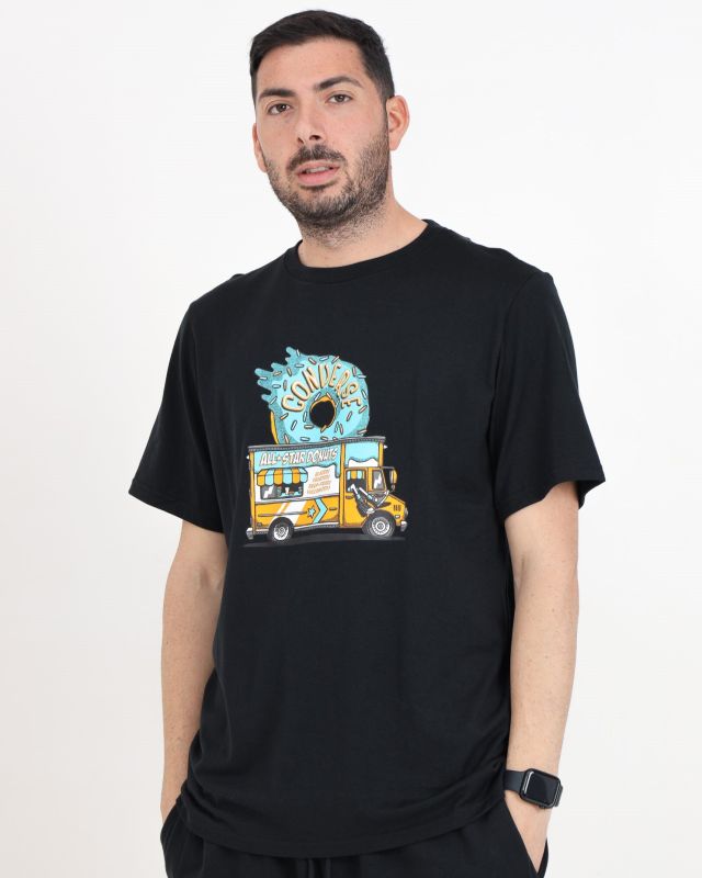 Prodotto: CONVERSE - T-SHIRT MM FESTIVAL FOOD TRUCK TEE BLACK DA UOMO - 10026420