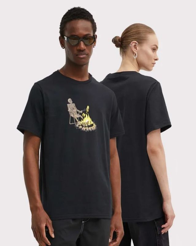 Prodotto: CONVERSE - T-SHIRT MM SIZZLING SKELETON TEE BLACK - 10026443