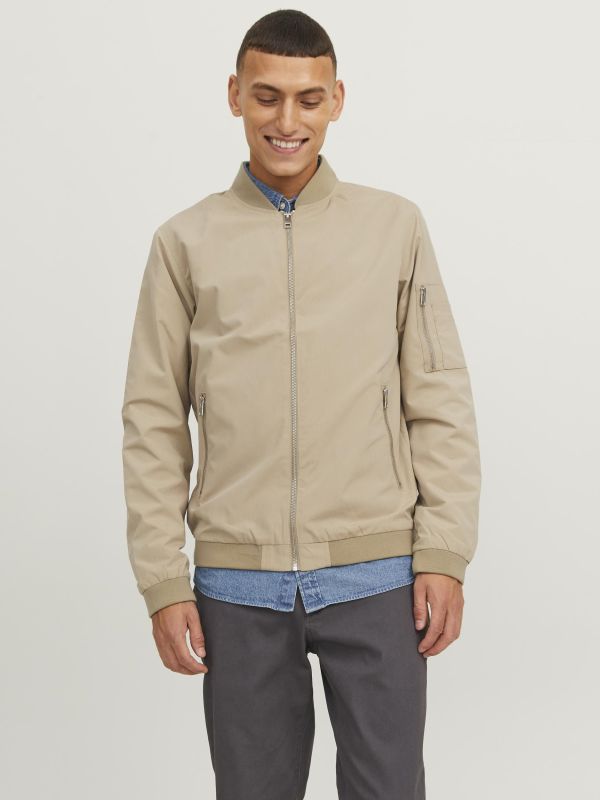 Prodotto: JACK & JONES - GIUBBINO BOMBER BEIGE DA UOMO