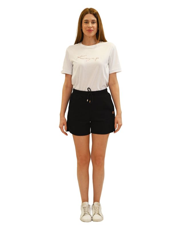 Prodotto: KEY UP - PANTALONCINO NERO DA DONNA IN FELPA