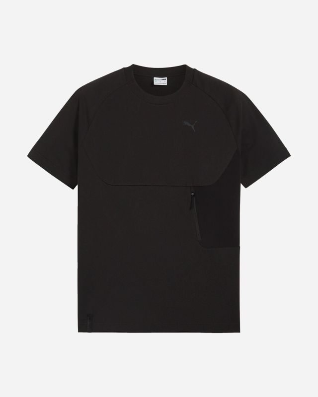Prodotto: PUMA - PUMATECH  T-shirt nera tascabile da uomo