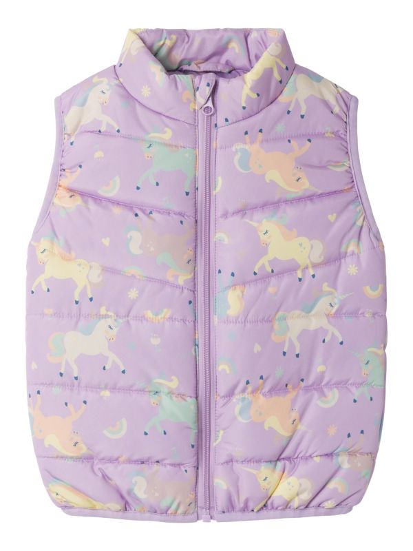 Prodotto: NAME IT - SMANICATO ROSA DA BAMBINA  CON STAMPA UNICORNI
