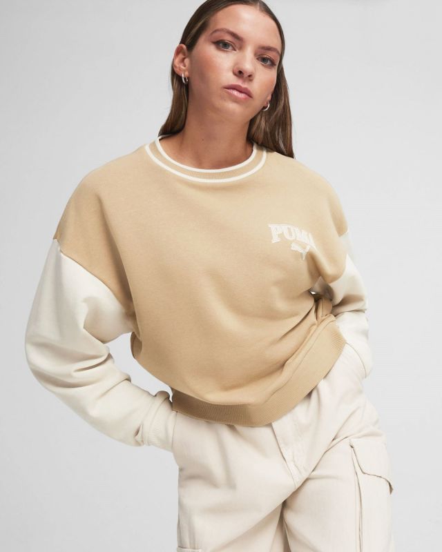 Prodotto: PUMA - Felpa comfort fit beige da donna
