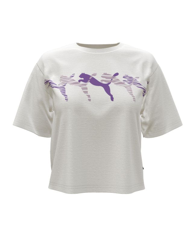 Prodotto: PUMA - T-SHIRT DA DONNA BIANCA ESS+ LOGO LAB RELAXED TEE - 679568-02