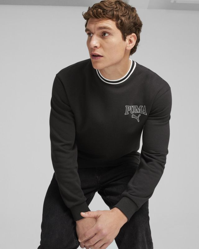 Prodotto: PUMA - FELPA DA UOMO SQUAD CREW TR BLACK - 678970-01
