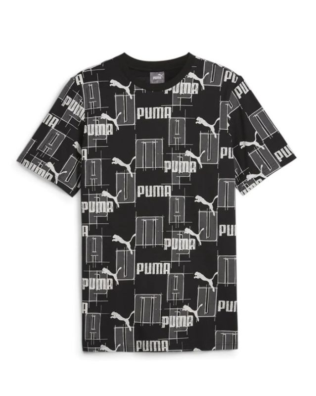 Prodotto: PUMA - T-SHIRT DA UOMO NERA ESS+ LOGO LAB AOP TEE - 678982-01