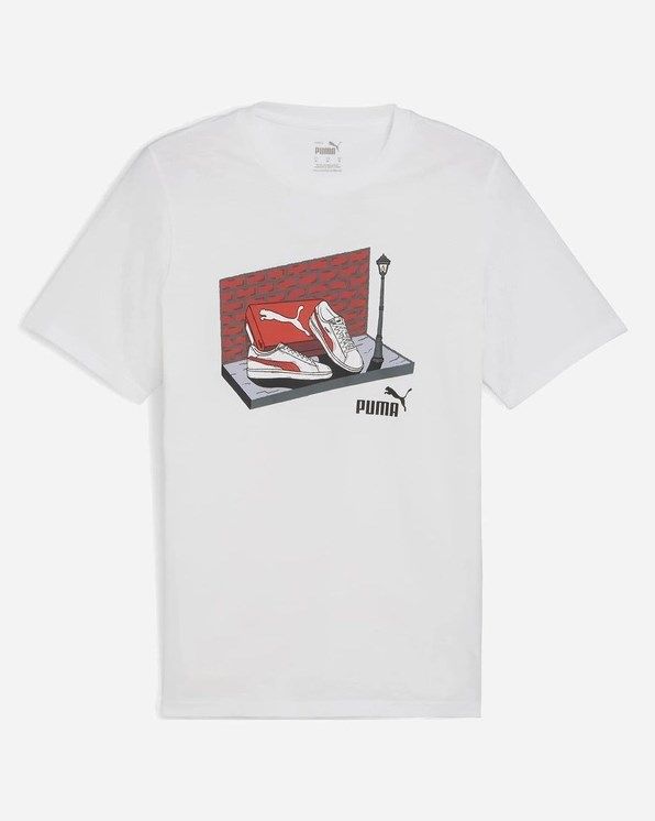 Prodotto: PUMA - T-SHIRT DA UOMO GRAPHICS SNEAKER BOX BIANCA- 680175-02