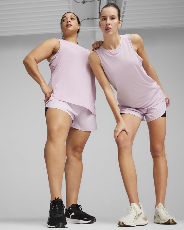 Prodotto: PUMA - CANOTTA DA DONNA RUN FAVORITE TANK LILLA - 523165-60