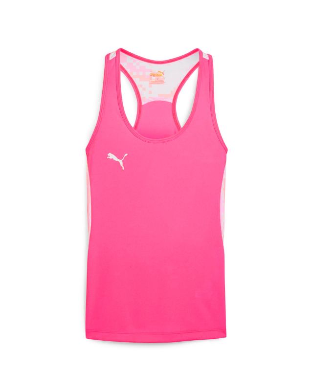 Prodotto: PUMA - CANOTTA INDIVIDUAL PADEL TANK TOP ROSA E BIANCA DA DONNA - 939185-20