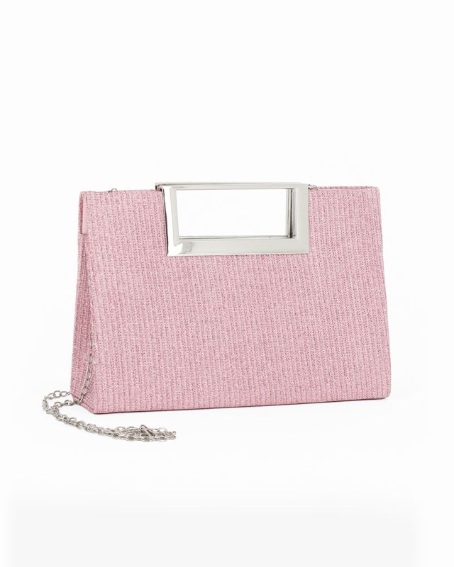 Prodotto: DIVAS - Clutch rettangolare rose gold in lurex